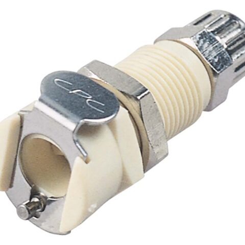 Panel Mount - Unvalved Ferruless Polytube Fitting, PTF