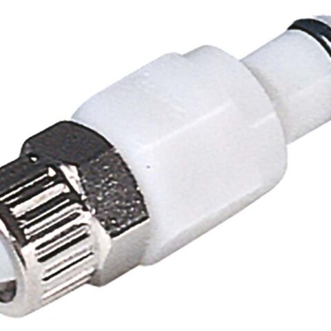 In-Line - Valved Ferruless Polytube Fitting, PTF