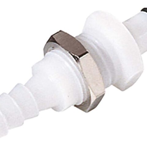 Panel Mount - Valved Hose Barb