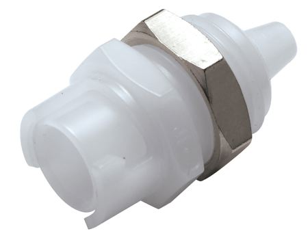 Panel Mount - Unvalved - Acetal - Hose Barb