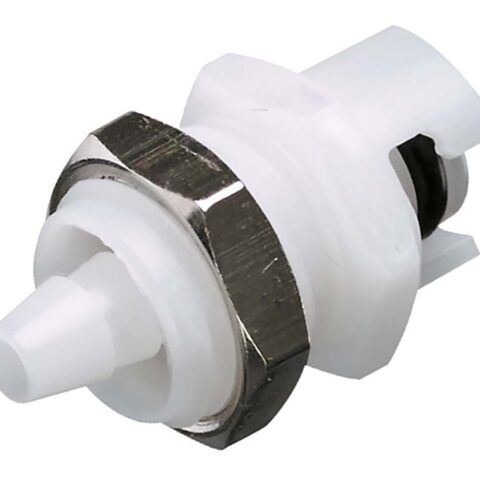Panel Mount - Unvalved - Polypropylene - Hose Barb