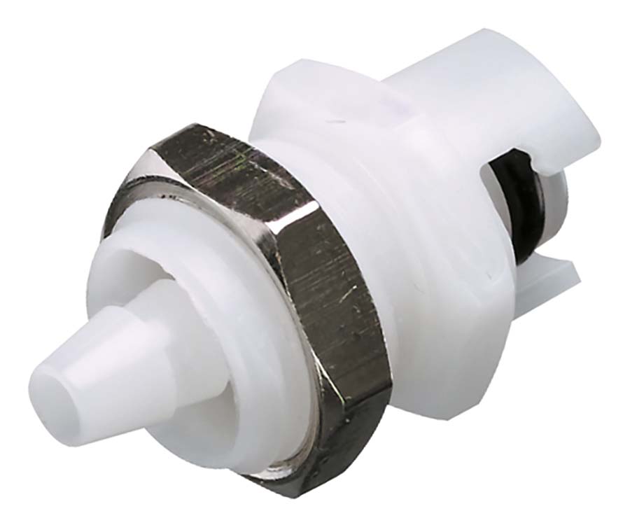 Panel Mount - Unvalved - Acetal - Hose Barb