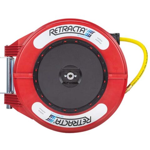 Red Reel - Complete With Hose - For Compressed Air