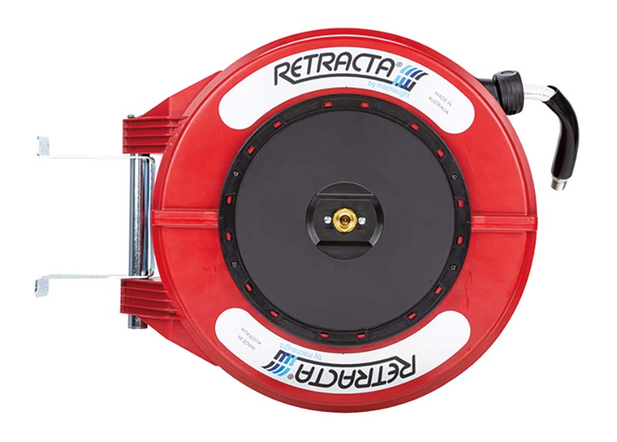 Red Reel Complete With Hose - For Hot Wash 90 deg C