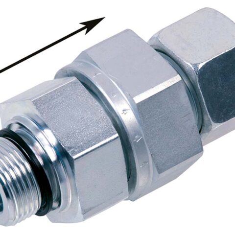 Non Return Valve - Form E - BSPP Male - WD Captive Seal Flow From Male Stud