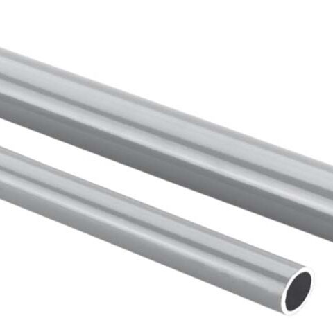 Grey Aluminium Tube - 6 Metre Length