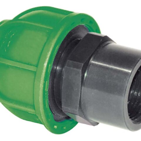 Female Straight Connector - Aluminium