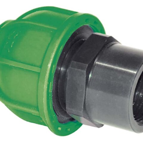 Female Straight Connector - Aluminium