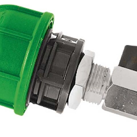 End Cap with Mini Ball Valve