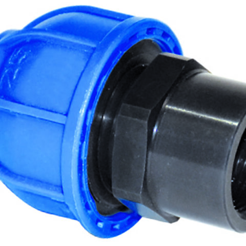 Female Straight Connector Aluminium
