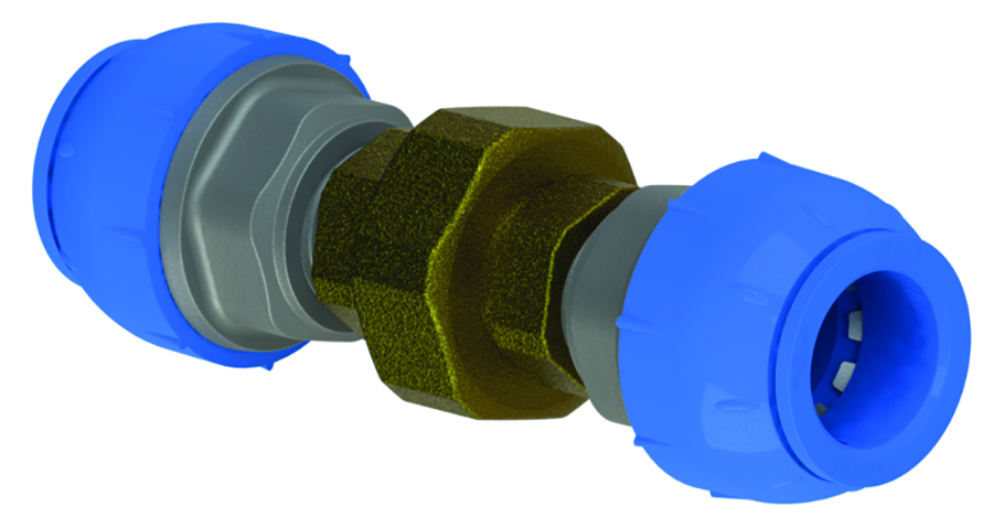 Straight Union Coupling 3 Pieces