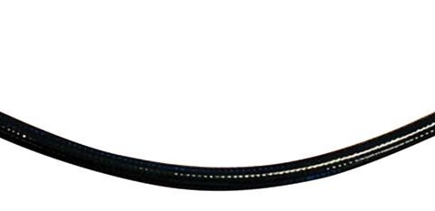 Single Steel Braid Rubber Hose - 1/8 - BSPT Male Both Ends