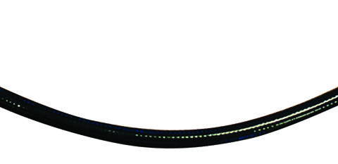 Single Steel Braid Rubber Hose - 1/8 - BSPT Male Both Ends