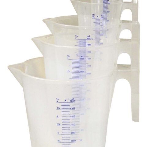 Graduated Measuring Jugs - Pack Of 6