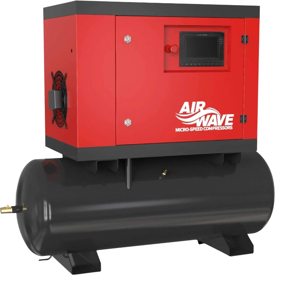 Airwave MICRO-SPEED 4-10-160D-400V variable-speed rotary screw air compressor