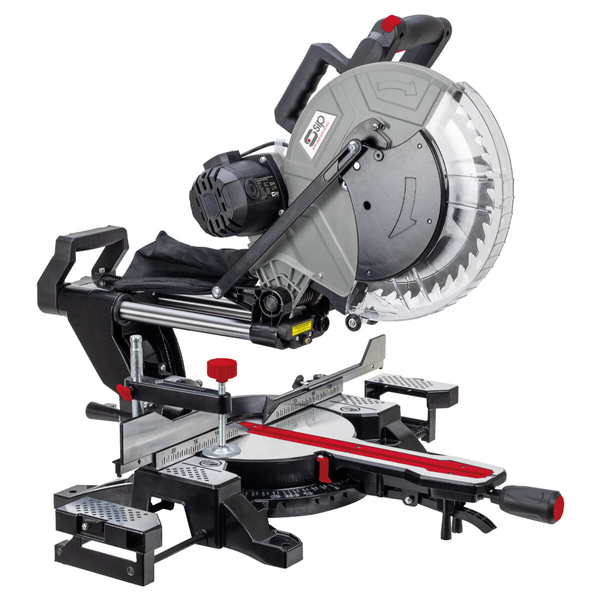 SIP 12″ Sliding Compound Mitre Saw with Laser, SIP-01505