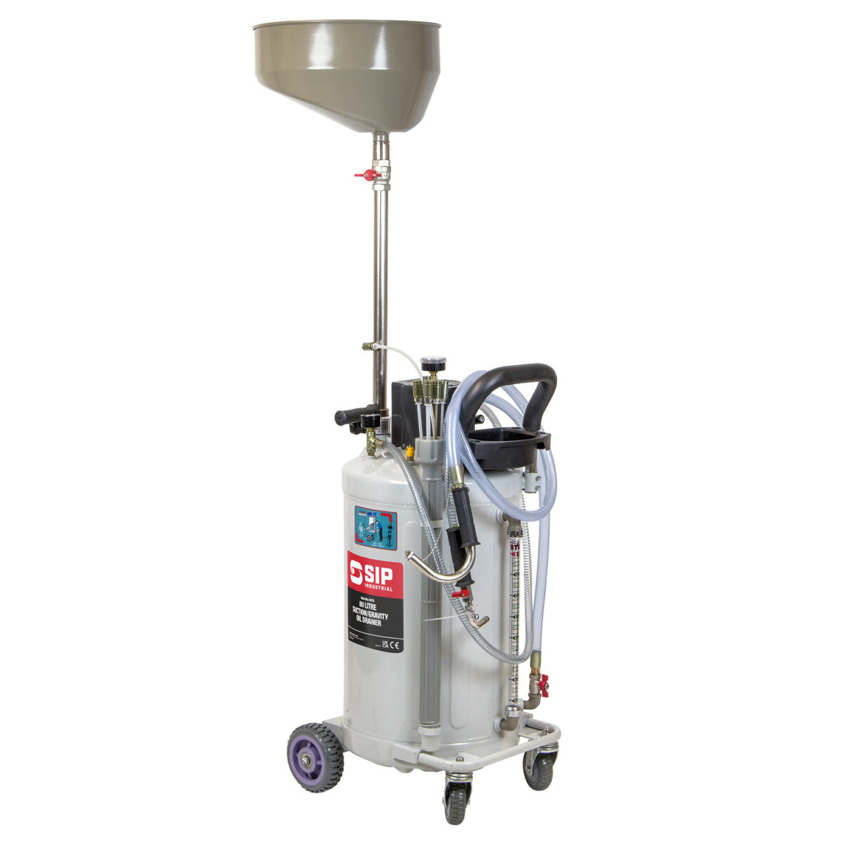 SIP 80ltr Suction / Gravity Oil Drainer, SIP-03711
