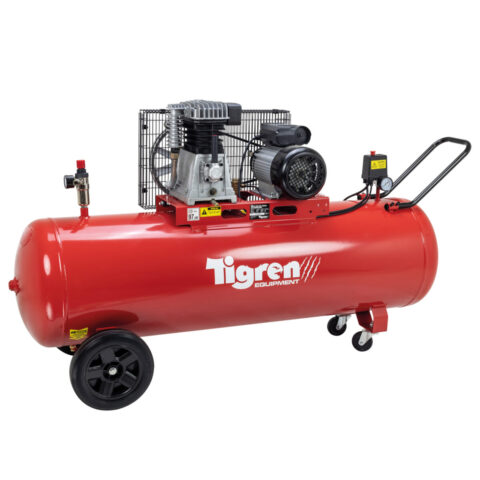 TIGREN 200ltr 3hp Belt-Driven Compressor, SIP-04394
