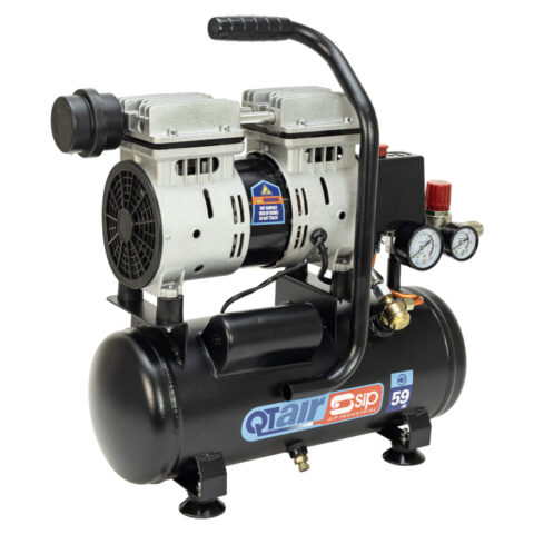 SIP QT AIR DD 6ltr Ultra Low Noise Oil-Free Direct Drive Compressor, SIP-05398