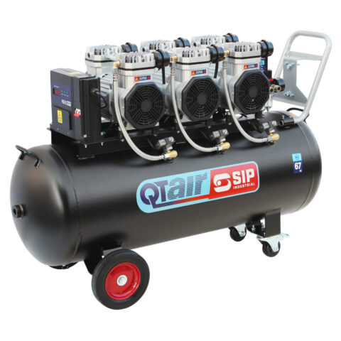 SIP QT AIR DD 4.5hp 150ltr Ultra Low Noise Oil-Free Direct Drive Compressor, SIP-05497