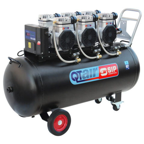 SIP QT AIR DD 4.5hp 200ltr Ultra Low Noise Oil-Free Direct Drive Compressor, SIP-05498