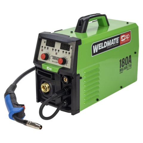 SIP WELDMATE® AUTOPLUS 180A MIG/ARC/TIG Synergic Inverter Welder, SIP-05739