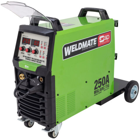 SIP WELDMATE® PRO 250A MIG/ARC/TIG Synergic Compact Inverter Welder, SIP-05752