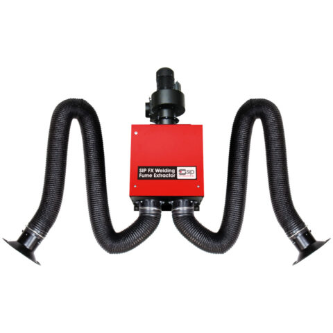 SIP FX-WM Professional Wall-Mounted Welding Fume Extractor (2x Arms), SIP-05806