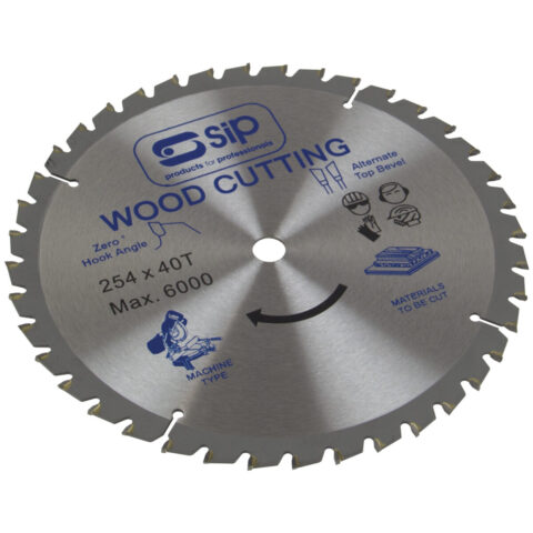 SIP 254mm x 30mm TCT 40T Circular Saw Blade, SIP-06123