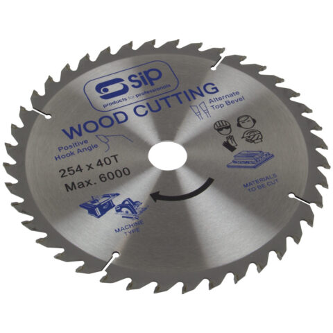SIP 254mm x 30mm TCT 40T Circular Saw Blade, SIP-06128
