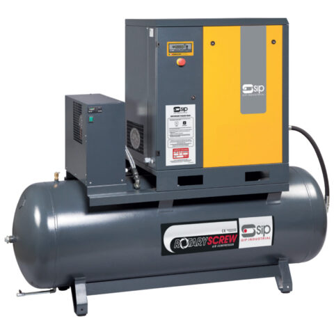 SIP RS08-10-270BD/RD 270ltr Rotary Screw Compressor with Dryer, SIP-06322