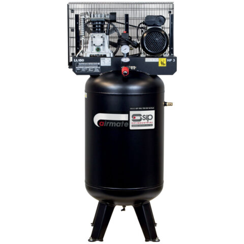 SIP VN3/150-SB 150ltr Vertical Belt Drive Compressor, SIP-06323