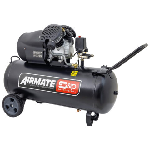 SIP DDVT 3hp 100ltr V-Twin Direct Drive Compressor, SIP-06455