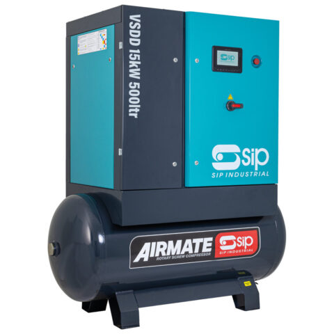 SIP VSDD 15kW 8bar 500ltr 400v Rotary Screw Compressor, SIP-08263