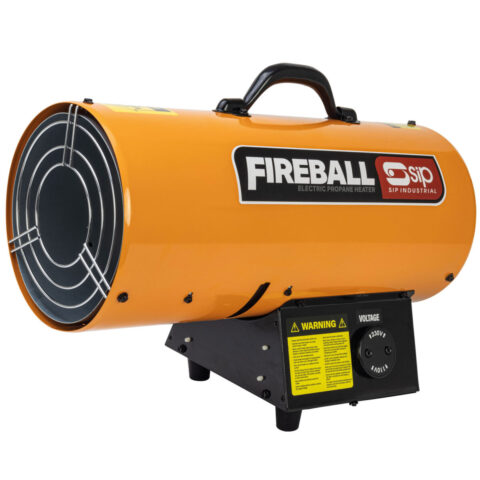 SIP FIREBALL DV125 110v/230v Dual Voltage Propane Space Heater, SIP-09232