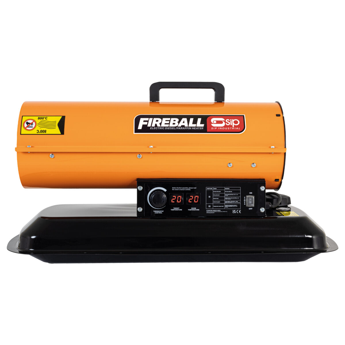 SIP FIREBALL XD75F Diesel/Paraffin Space Heater view 2